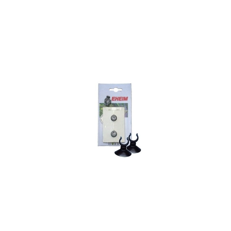 Eheim 2 ventouses + clips 12/16 (4014100)