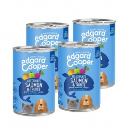 Edgard Cooper Boite Saumon & Truite  EDGARD COOPER  Paté pour chien