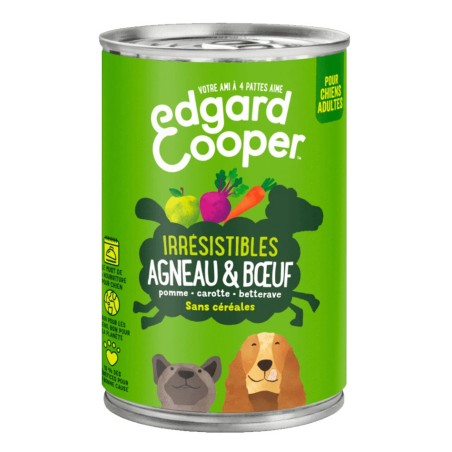 Edgard Cooper Boite Agneau & Boeuf EDGARD COOPER  Paté pour chien