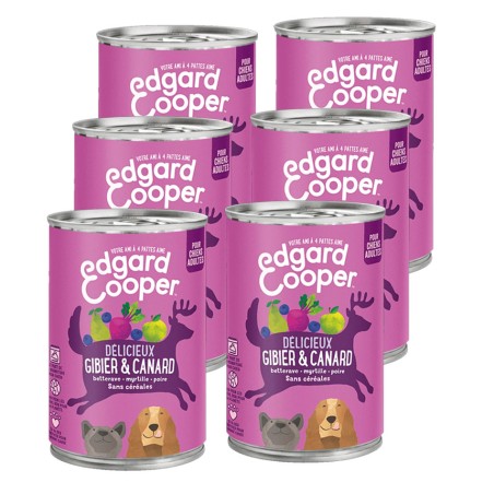 Edgard Cooper Boite Gibier & Canard EDGARD COOPER  Paté pour chien