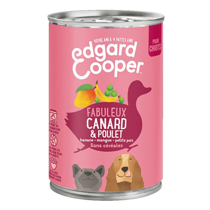 Edgard Cooper Boite Canard & Poulet EDGARD COOPER  Paté pour chien