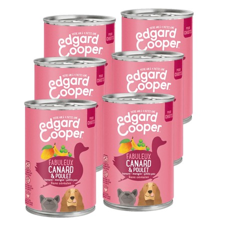 Edgard Cooper Boite Canard & Poulet EDGARD COOPER  Paté pour chien