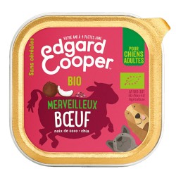 Terrine Edgard Cooper Boeuf EDGARD COOPER  Paté pour chien