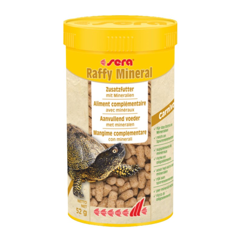 Sera Raffy Minéral Carnivor 52 g SERA 4001942018937 Alimentation