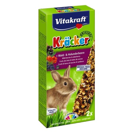Kräcker pour Lapins Nains Aux Fruits des bois & baies de sureau Vitakraft VITAKRAFT VITOBEL 4008239250049 Friandise & Complément