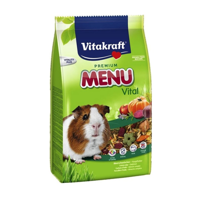 Alimentation Cochon d'Inde Vitakraft Menu Vital VITAKRAFT VITOBEL 4008239249531 Alimentation