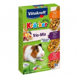 Kräcker Cochons d'Inde Trio Mix Vitakraft VITAKRAFT VITOBEL 4008239253392 Friandise & Complément