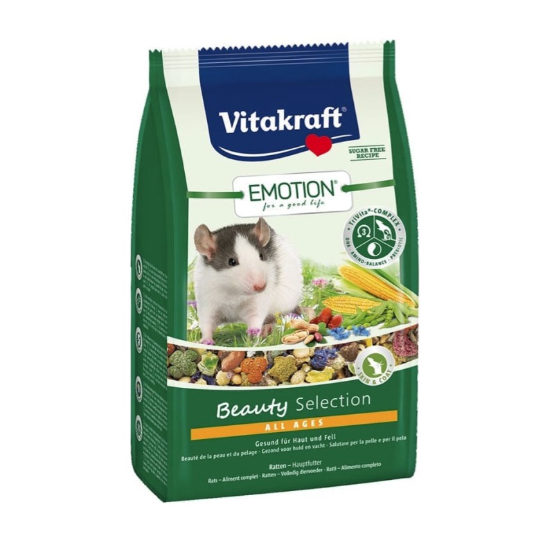 Vitakraft Emotion Beauty Rat 600 g VITAKRAFT VITOBEL 4008239314635 Alimentation