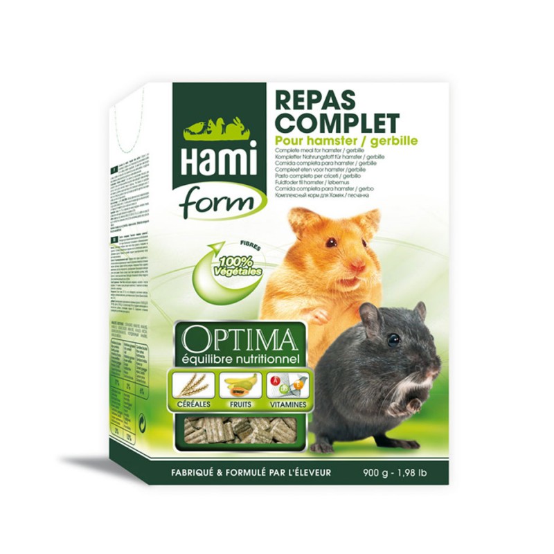 Repas complet Hamster Gerbille 900 g HamiForm HAMI 3469980000016 Alimentation