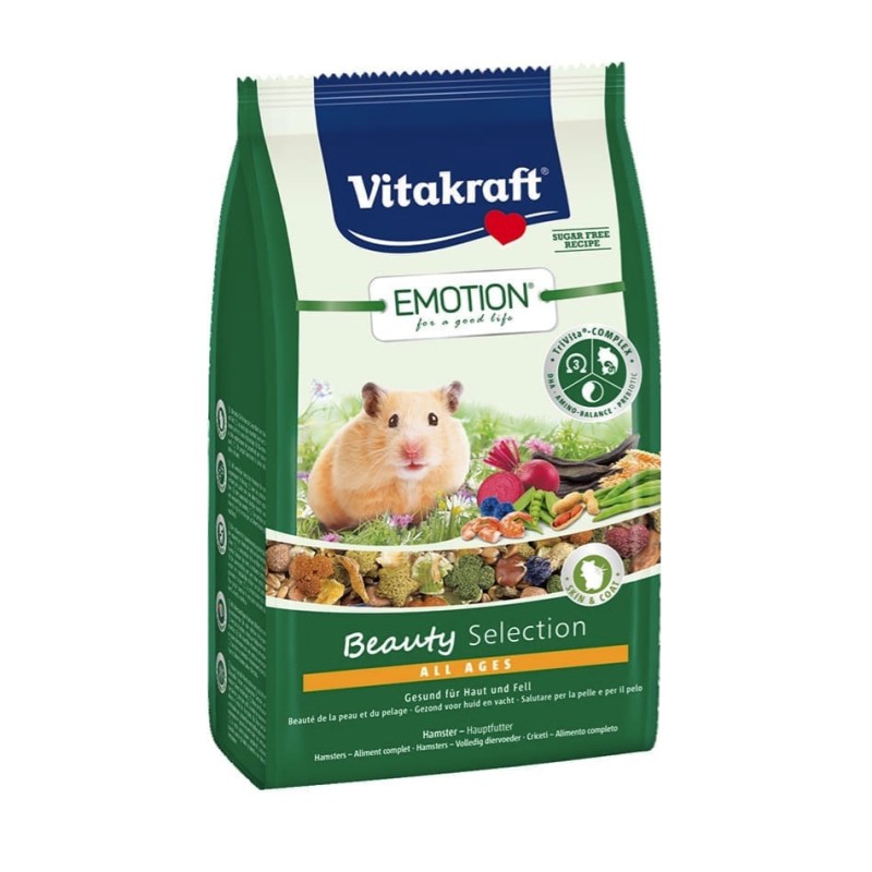 Vitakraft Emotion Beauty Hamster 600 g VITAKRAFT VITOBEL 4008239314604 Alimentation