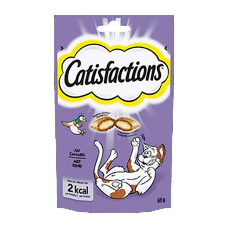 Friandise Catisfactions pour chat au canard MARS PETCARE 5998749118238 Friandises