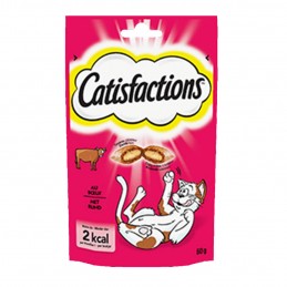 Friandise Catisfactions pour chat au boeuf MARS PETCARE 5998749121368 Friandises