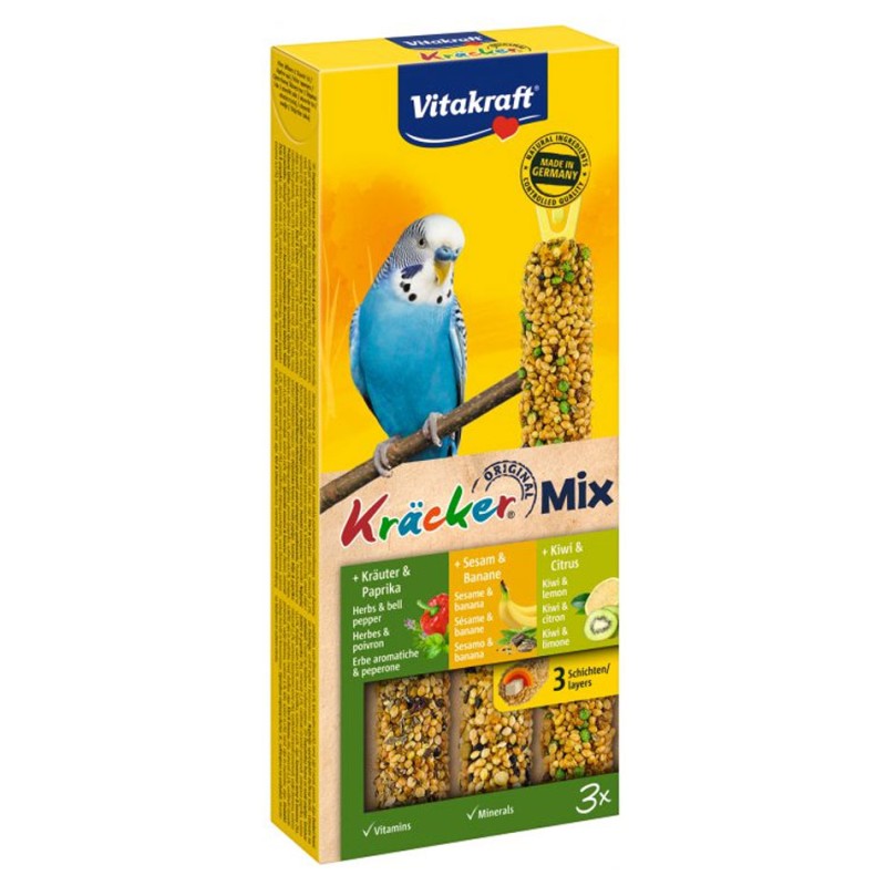 Vitakraft Kräcker Perruches Trio Mix VITAKRAFT VITOBEL 4008239212375 Perruche