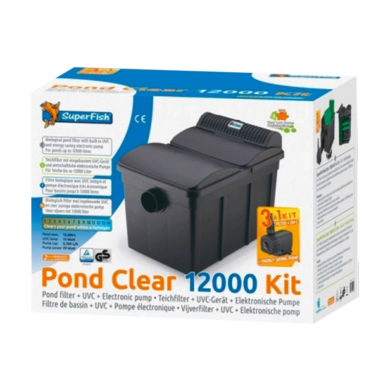Superfish Pond Clear 12000 kit SUPERFISH 8715897241505 Filtre