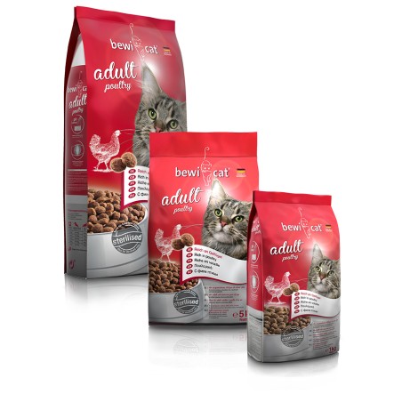 Croquettes Adult Poultry BewiCat BEWI CAT  Croquettes Bewi Cat