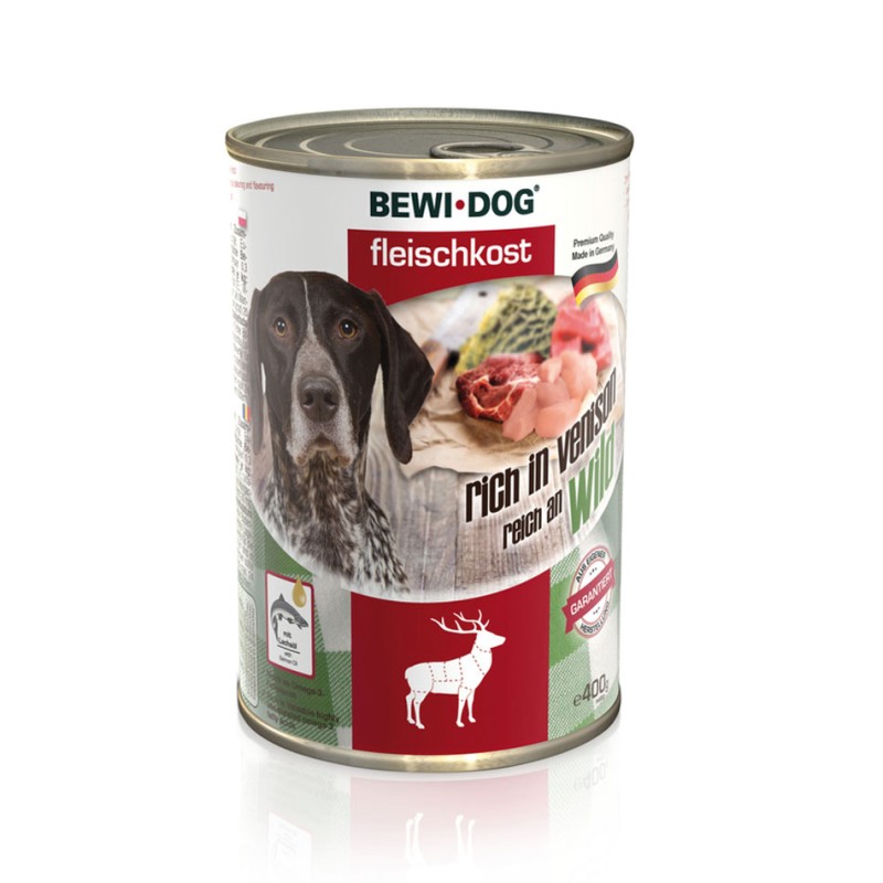 BewiDog Pâtée Gibier BEWI DOG  Paté pour chien