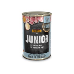 Boite Belcando Junior, Volaille & oeuf BELCANDO  Paté pour chien