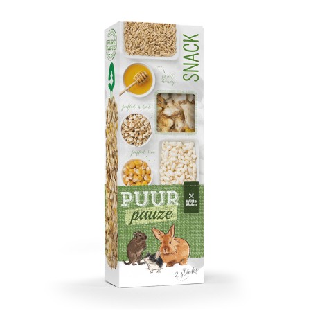 Stick Puur pauze Céréales soufflés & miel WITTE MOLEN 8711304686716 Friandise & Complément