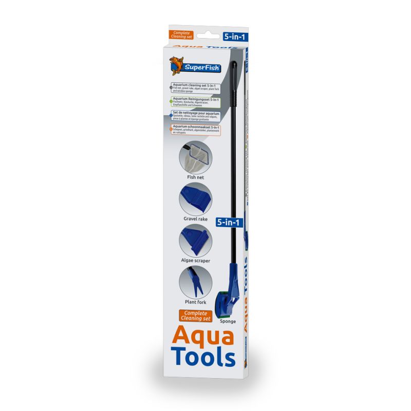 SuperFish Aqua Tools Set de nettoyage 5 en 1 SUPERFISH 8715897001031 Nettoyage, entretien
