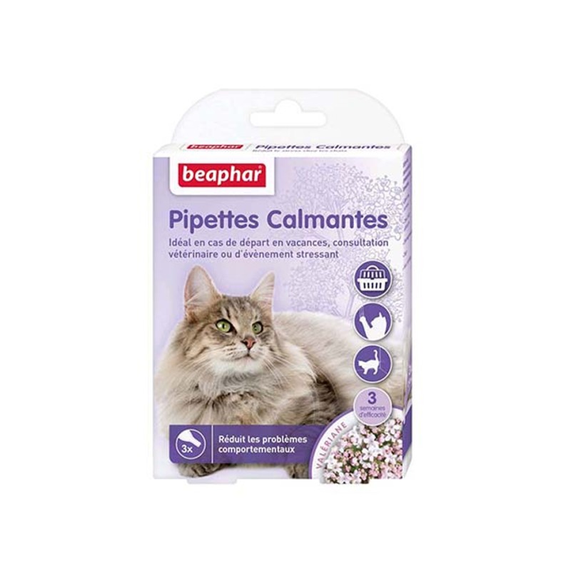 Pipettes calmantes pour chat Beaphar BEAPHAR 8711231138975 Bio et nature