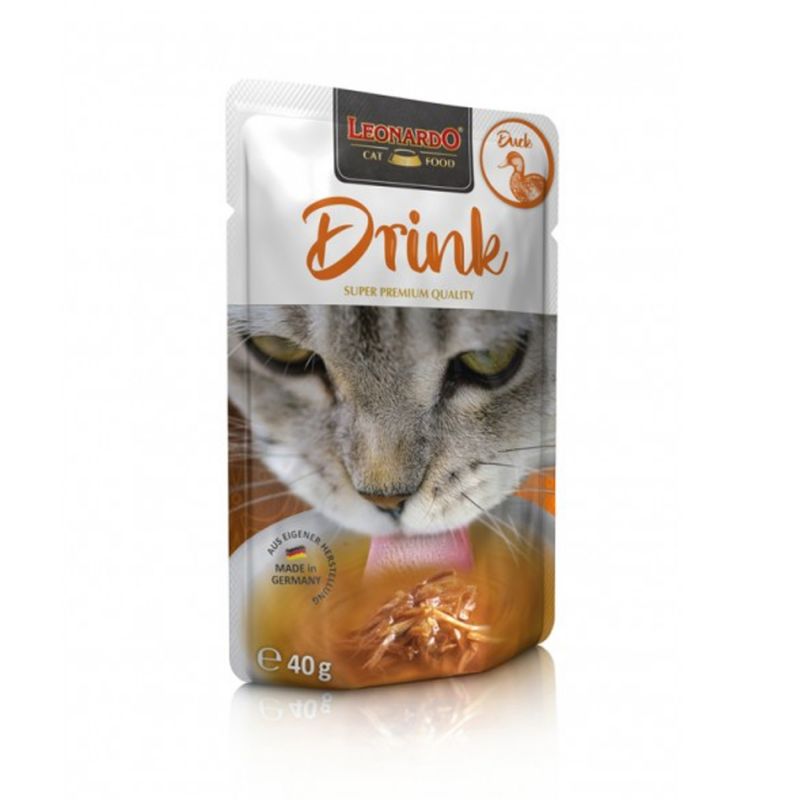 Leonardo Drink - Boisson pour chat X1 LEONARDO  Boîtes, pochons alimentation humide pour chats
