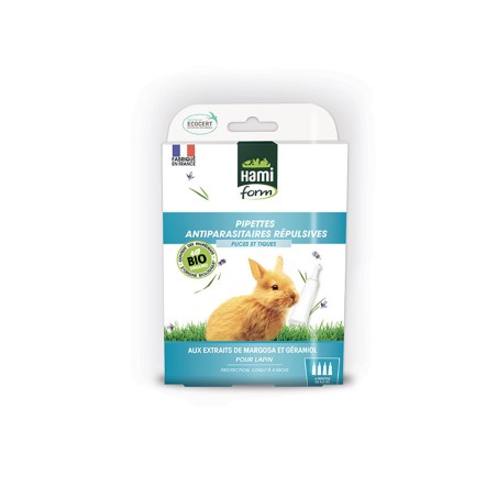 Pipettes antiparasitaires pour lapin HAMI 3469980017199 Hygiène & Soins
