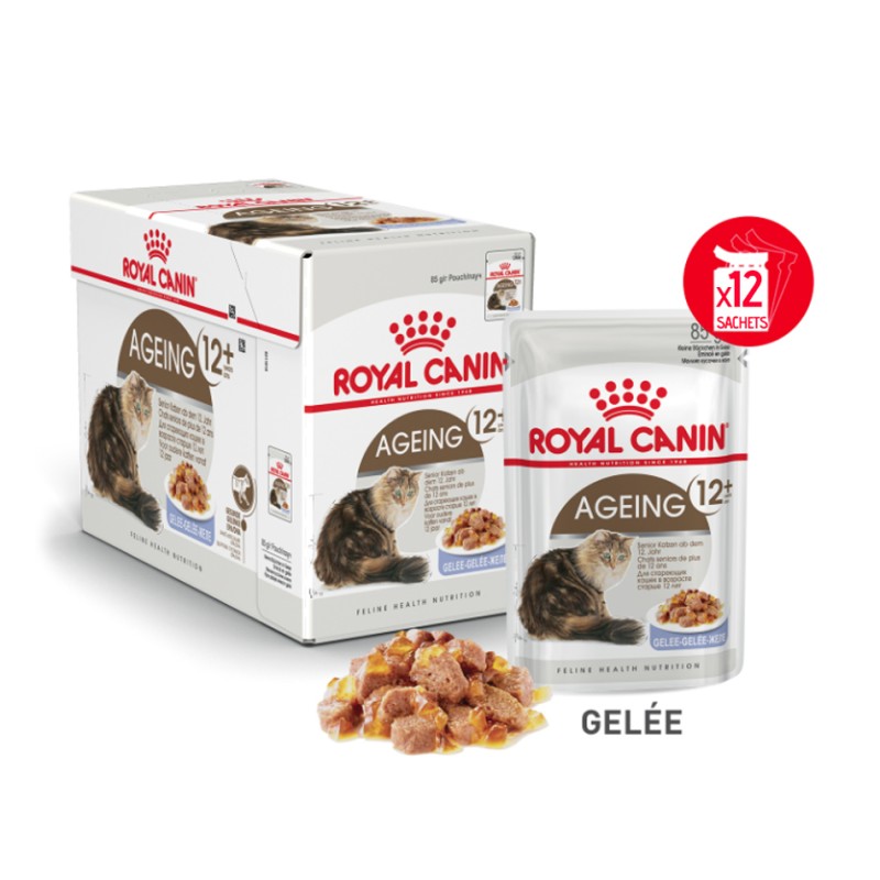 Terrines AGEING 12+ en gelée ROYAL CANIN 9003579311813 Terrines Royal Canin