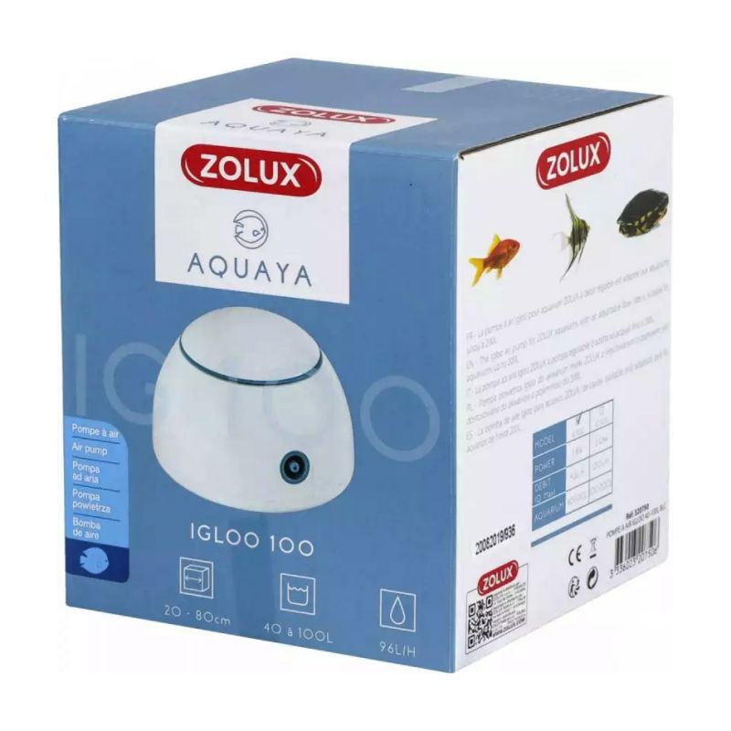 Zolux pompe à air igloo 100 - Animaux-Market