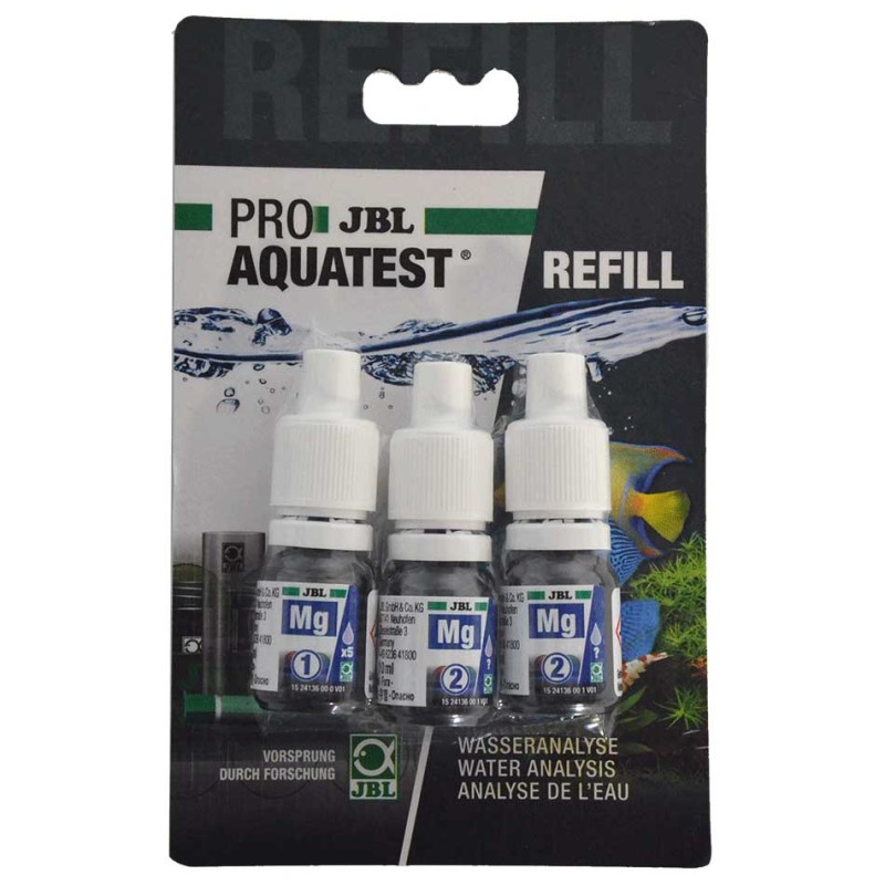 JBL Recharge Mg/Ca Magnesium/Calcium ProAquaTest JBL 4014162241375 Test d'eau JBL Recharge Mg/Ca Magnesium/Calcium ProAquaTest JBL 4014162241375 Test d'eau