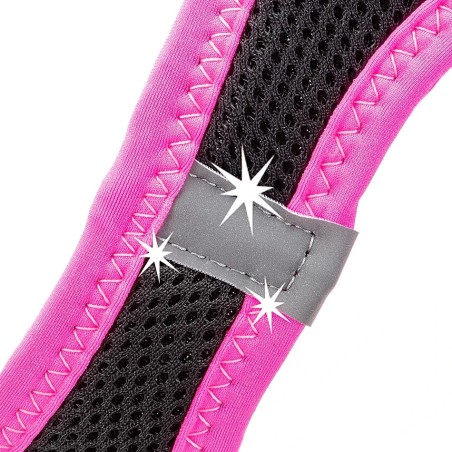 Harnais réfléchissant "Kaori" rose - Ferplast FERPLAST  Harnais