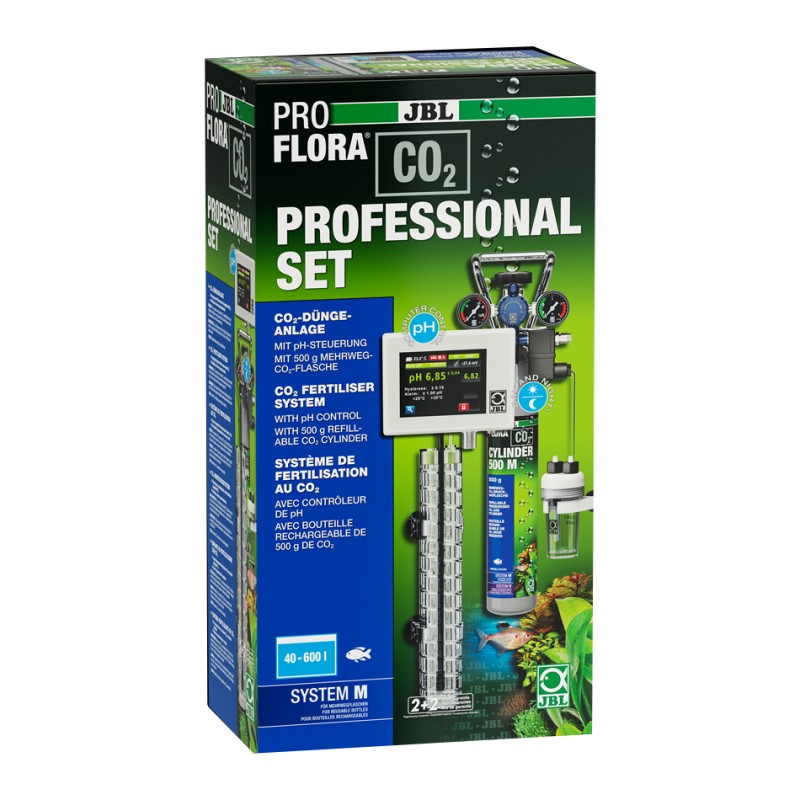 JBL ProFlora CO2 Advanced Bio Set kit fertilisation au bio-CO2 avec  diffuseur extensible pour aquarium de 40 à 110 L - Système CO2 et  accessoires/Tous les kits CO2 pour aquarium -  