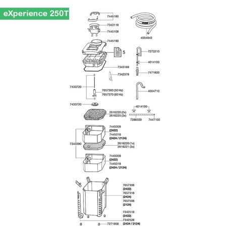 Axe + Manchon (7433720) Eheim eXperience / Universal EHEIM 4011708743096 Axe