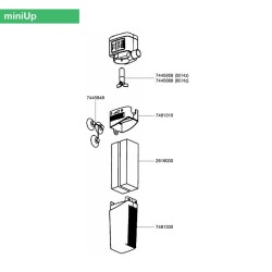 Turbine (7445858) Eheim Compact 300 et mini-filtre EHEIM 4011708744178 Rotor