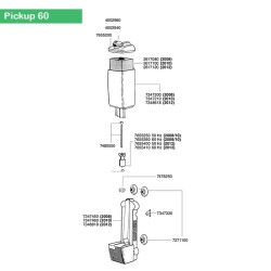 Turbine (7655250) Eheim PickUp 60 et 160 EHEIM 4011708762431 Rotor