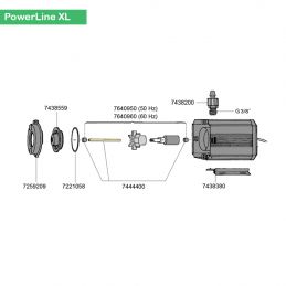 Turbine + axe (7640950) Eheim PowerLine XL EHEIM 4011708764039 Rotor