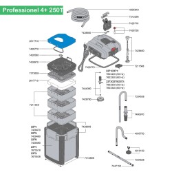 Joint adaptateur (7428680) Eheim Prof 3, 3e, 4+ et 5e EHEIM 4011708744598 Joint