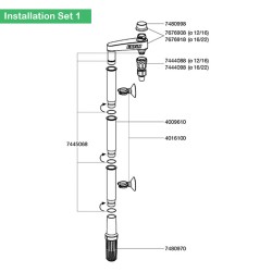 Coude pour kit d'installation 1+2 (4009630) Eheim EHEIM 4011708401514 Petit matériel