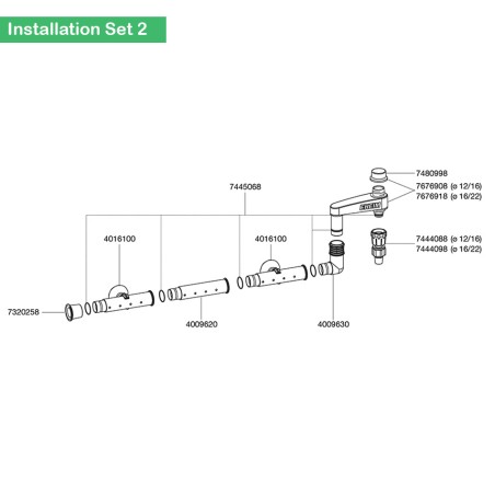 Coude pour kit d'installation 1+2 (4009630) Eheim EHEIM 4011708401514 Petit matériel