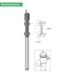 Support double ventouse (7443900) Eheim thermocontrol EHEIM 4011708744352 Petit matériel