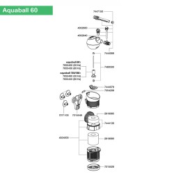 Régulateur débit/diffuseur (7444068) Eheim aquaball, biopower EHEIM 4011708744079 Petit matériel