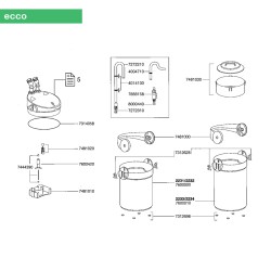 Turbine (7600420) Eheim eccoPro, ecco, ecco comfort EHEIM 4011708764077 Rotor