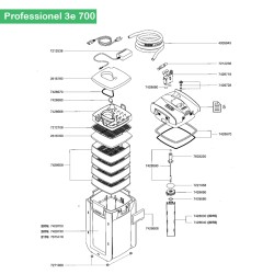 Joint adaptateur (7428680) Eheim Prof 3, 3e, 4+ et 5e EHEIM 4011708744598 Joint