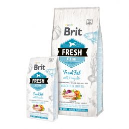 Croquettes Brit Fresh poisson/citrouille - Adulte BRIT  Croquettes Brit Fresh