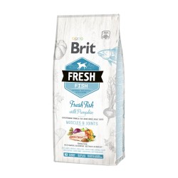 Croquettes Brit Fresh poisson/citrouille - Adulte BRIT  Croquettes Brit Fresh