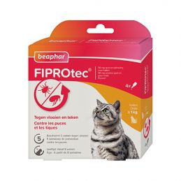 Pipettes antiparasitaires Fipronil chat