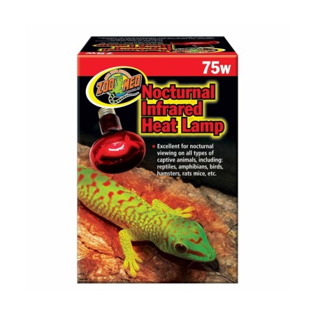 Lampe chauffante infrarouge nocturne 75W ZOO MED 097612330755 PROMOS