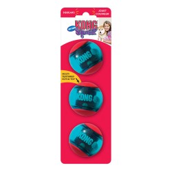 Kong Balles x3 SQUEEZZ® ACTION -  0035585463053 Jouets Kong