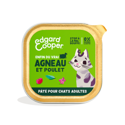 Boite Edgar Cooper - Agneau & Poulet EDGARD COOPER 5407009641237 Boîtes, pochons alimentation humide pour chats