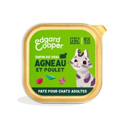 Boite Edgar Cooper - Agneau & Poulet EDGARD COOPER 5407009641237 Boîtes, pochons alimentation humide pour chats