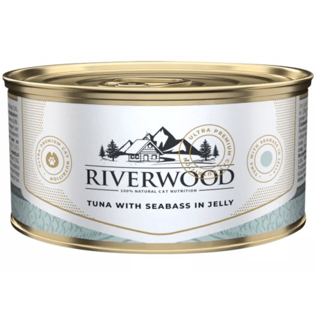 Boite Riverwood - Terrine Thon avec Bar pour chat PSF RIVERWOOD 8720514561911 Terrines Riverwood